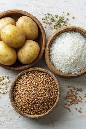 Ryż, kasza czy ziemniaki - co wybrać na redukcji i budowie masy?